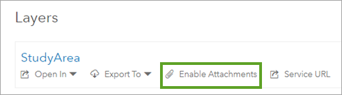 Enable Attachments Enable Attachments